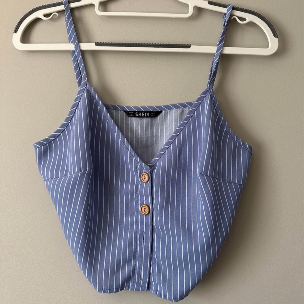 Blue striped set